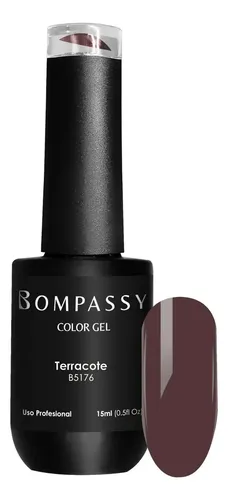 Esmalte Semipermanente 15ml Coleccion Pantone Bompassy Color B5176 – TERRACOTE