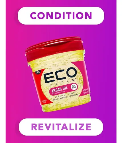 Eco Style Gel De Peinado De Aceite De Argán
