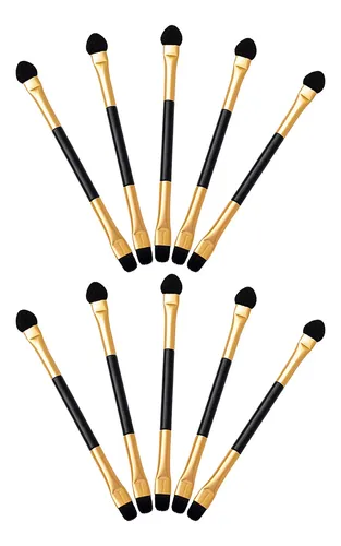 Set De 50 Brochas De Sombra De Ojos De Doble Cara Para Delin