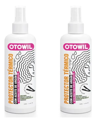 Kit X 2 Protector Termico Spray Anti-frizz X 180ml Otowil