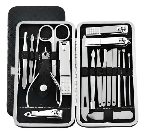 / Conjunto De Cortador De Unhas Zg De 19 Peças Com Estojo .