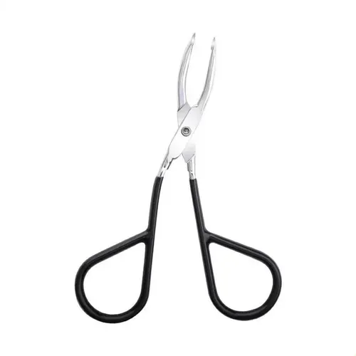 – Pinzas Curvas For Cejas De Acero Inoxidable 2pzs )
