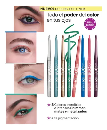 Idi Delineador De Ojos The One Retractil 03 Copper Sun Metal