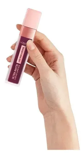Labial L’oreal Paris Líquido Infallible Les Macarons Acabado Mate Color 830 Blackcurrant