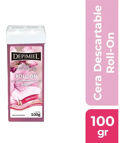 Pack Cera Descartable Roll On Depimiel Suave 100 Gr