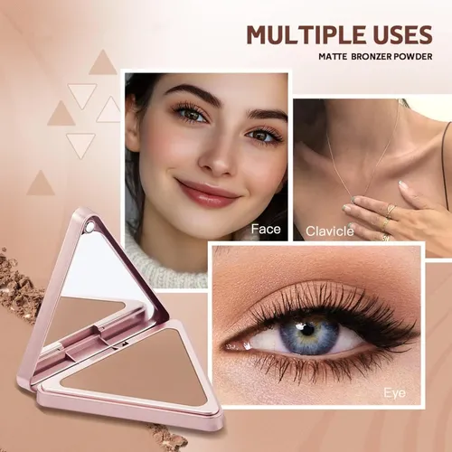 Polvo Bronceador Mate Maepeor 5 Tonos Natural Duradero