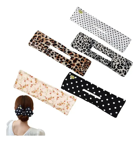 Rizador Hair Bun Maker Con Pinzas Giratorias Para Cabello Gr