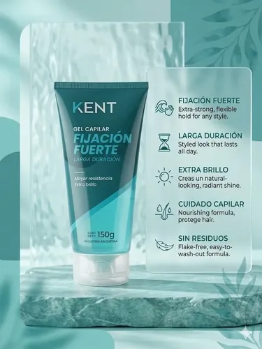 Gel Capilar Fuerte Kent 150g