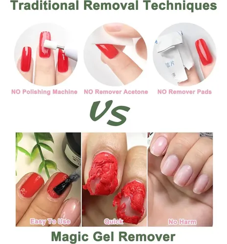 Removedor De Gel Para Uñas Cosmoo 15 Ml (2 Piezas)