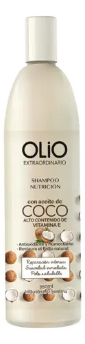 Olio Shampoo + Acondicionador + Aceite De Puntas Coco