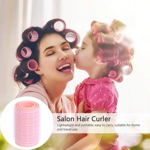 Hy/ 12 Rulos De Pelo Ondulado, Autoadherentes, Para Cabello