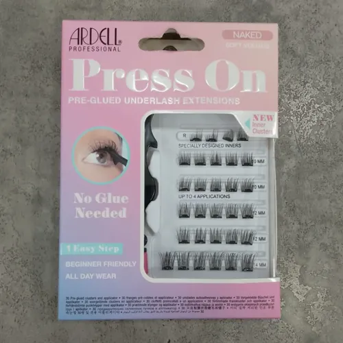 Pestañas Postizas Ardell Naked Soft Volumen Press On X 30