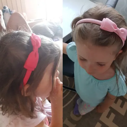 – Diademas Con Lazo De Doble Capa, 5 Unidades, For El Pelo