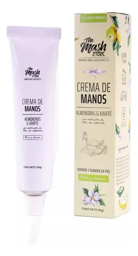 Crema De Manos Vegana Con Karité Pera Y Jazmín 50gr The Mash Store