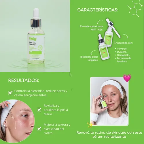 Kit Skincare Antiedad Mujer Facial Labios Look Rejuvenecedor