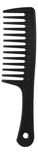 Peine Negro Pequeño Dientes Anchos Krfapt Para Cabello