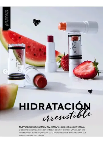 Nuevo Bálsamo Labial Sandía Magenta Crush Mary Kay 4.6g
