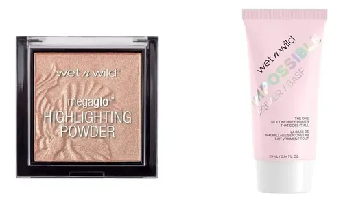 Polvo Iluminador Y Primer Hidratante Wet N Wild