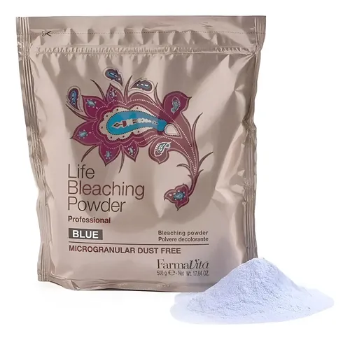 Polvo Decolorante Life Bleaching Powder 500g Farmavita
