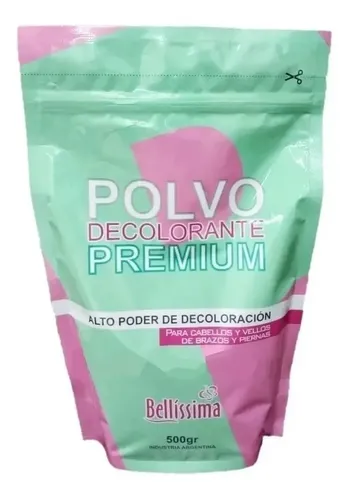 Polvo Decolorante Bellissima 500gr Premium Con Colageno