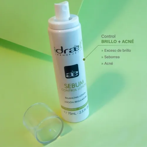 Combo Kit Facial Piel Grasa Acné Sebum Reguladora Idraet