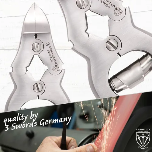 Cortaúñas Para Uñas De Los Pies 3 Swords Germany, Acero Inox