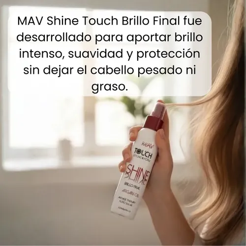 Brillo Final Mav Argán Serum Capilar Reparador Capilar X 3