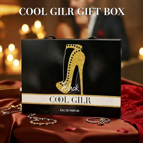 Set De Perfume Y Cuidado Black Cool Girl 5 Pzs Mujer