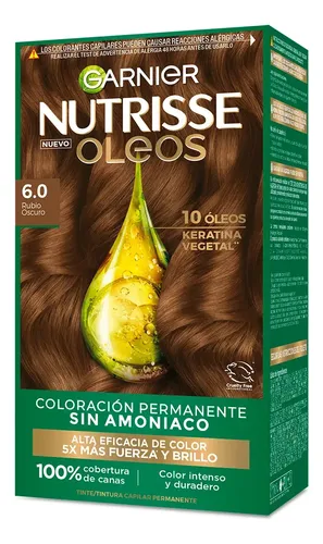 Garnier Nutrisse Oleos Rubio Oscuro 6.0