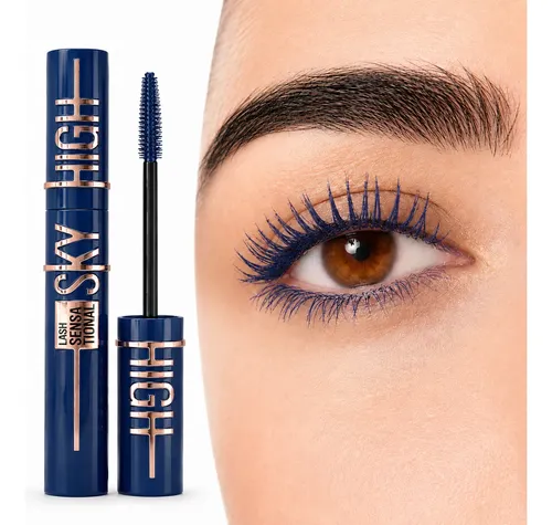 X3 Mascara Color Sky High Tei Rosa Marrón Azul 24h Original