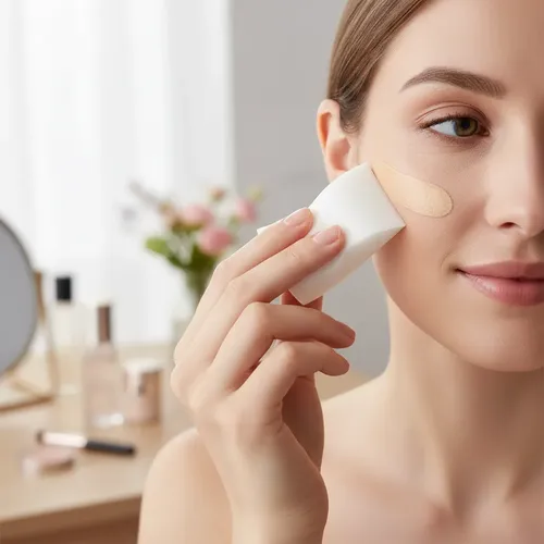 Esponja Maquillaje Latex Triangulo X 6 Unid Dhurma
