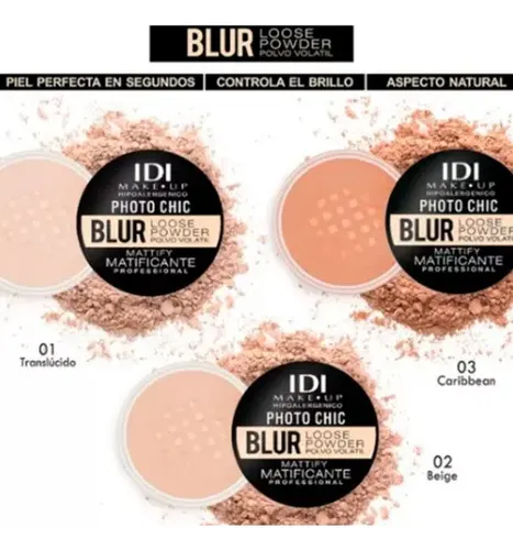 Idi Polvo Volatil Control De Brillo Blur Photo Chic