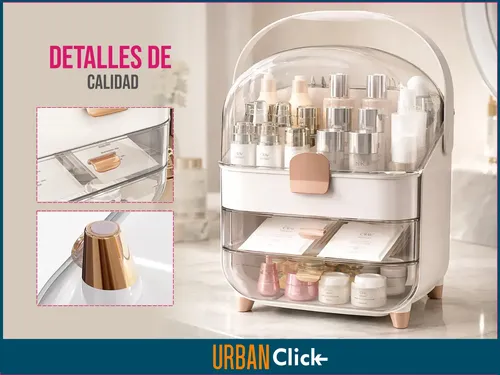 Organizador Porta Cosméticos Cajones Maquillaje Orden