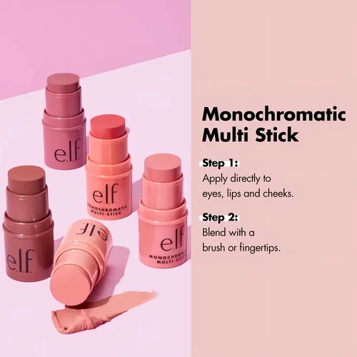 Elf Monochromatic Blush/labial Ojos, Mejillas Y Labios Tono Del Maquillaje Sparking Rose