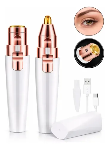 Depilador Facial Vello Corporal Luz Recargable 2 En 1 Mujer