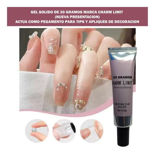 Kit Tips Soft Gel Paris Night X500u Press Gel Solido Cherimo