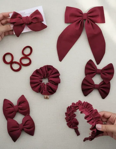 Set/combo Accesorios De Cabello Escolar Hebillas Vincha