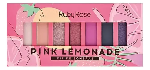 Paleta Kit De Sombras De 7 Tonos Pink Lemonade By Ruby Rose