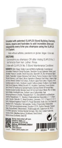 Shampoo Olaplex No.4 Bond Maintenance 250ml en botella de 250ml
