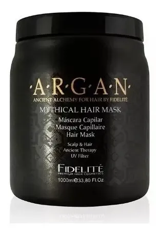 Argán Fidelite Shampoo + Máscara Revitaliza Cabellos Dañados