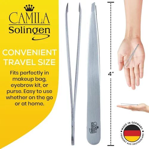 Pinza Profesional Acero Inoxidable Precisión Para Cejas