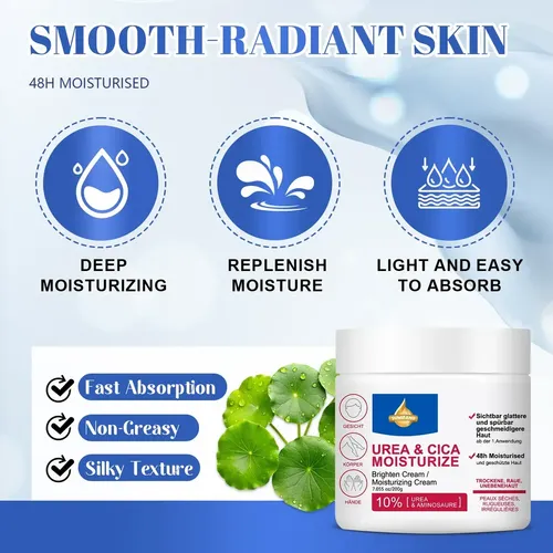 Crema Hidratante Urea 10% Y Cica 200 G Rostro Y C Todo Tipo De Piel