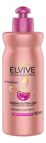 Crema Para Peinar Nutri- Liss Kera Liso Elvive 250ml