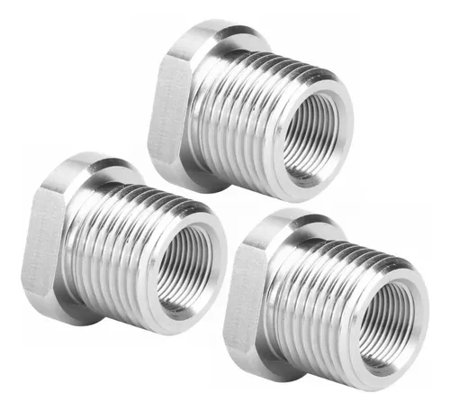 3×filtro Aceite Roscado Adaptador Conector 1/2-28 A Weiz