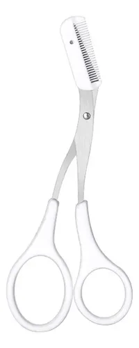 Kit De Herramientas Para Depilar Cejas 4 Piezas Tijeras + Blanco