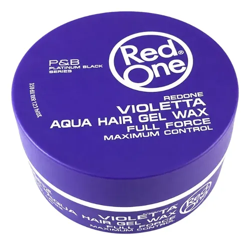 Red One Pomada Cabello Barberia Violeta Hair Gel Wax 150ml
