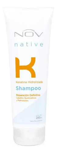 Kit Native Keratina Nov  Shampoo + Balsam + Nutrición Pomo