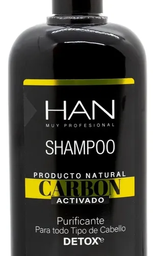 Han Carbon Activado Shampoo Cabello Detox Purificante 500ml