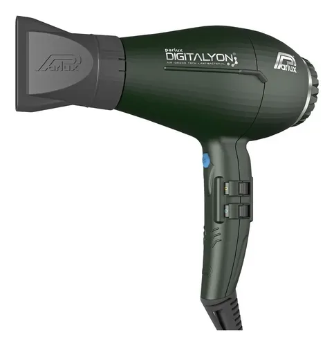Secador Profesional Parlux Digitalyon Iónico para Cabello, Verde Oscuro