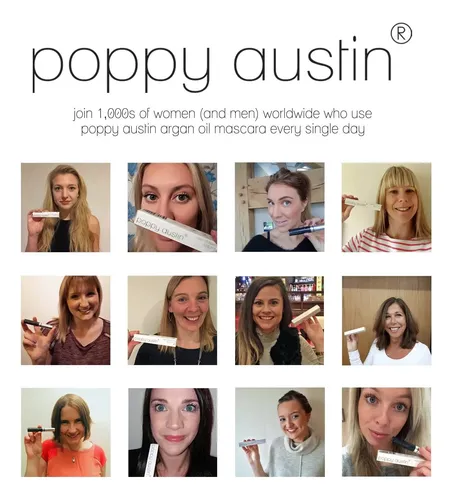 Máscara Poppy Austin Orgánica Natural Vegana Con Aceite De A
